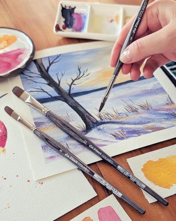 Produktbild: da Vinci Pinsel COLINEO Aquarellpinsel, Pinsel, Gr&ouml;&szlig;e 12