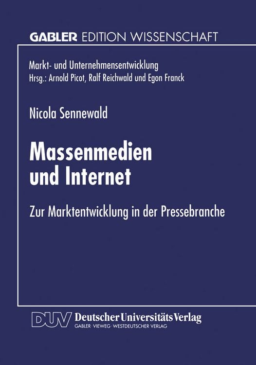 Produktbild: Massenmedien und Internet