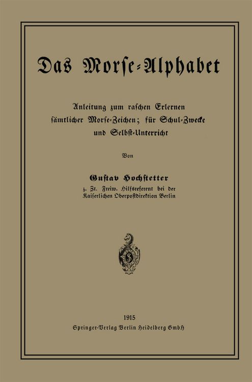 Produktbild: Das Morse-Alphabet