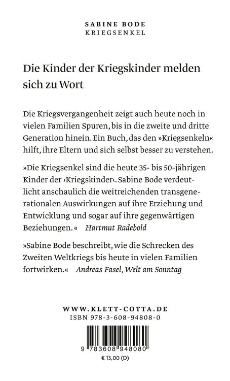 Produktbild: Kriegsenkel