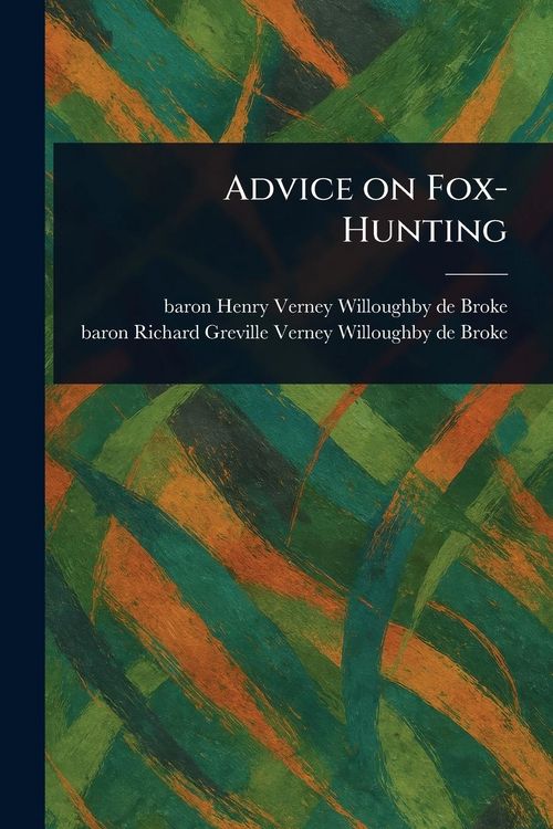 Produktbild: Advice on Fox-Hunting