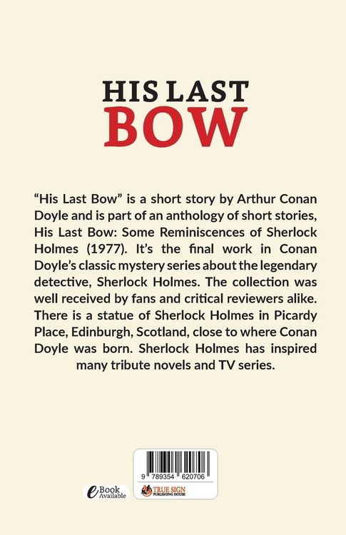 Produktbild: His Last Bow