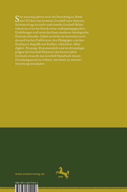 Produktbild: Gotthelf-Handbuch