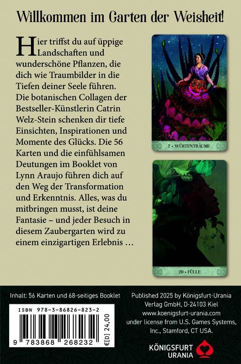 Produktbild: Botanical Dreams Orakel - 56 Orakelkarten und 68-seitiges Booklet (modernes jugendstil Orakel Deck)