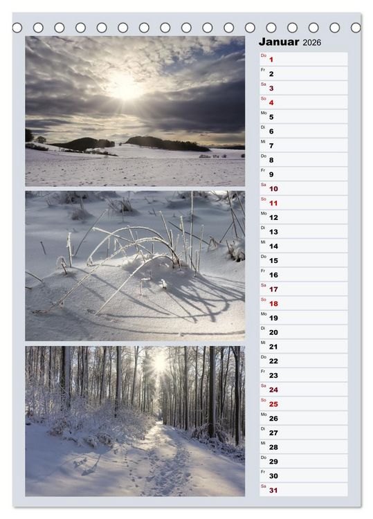 Produktbild: Harmonie der Farben in Landschaft und Natur (Tischkalender 2026 DIN A5 hoch), CALVENDO Monatskalender