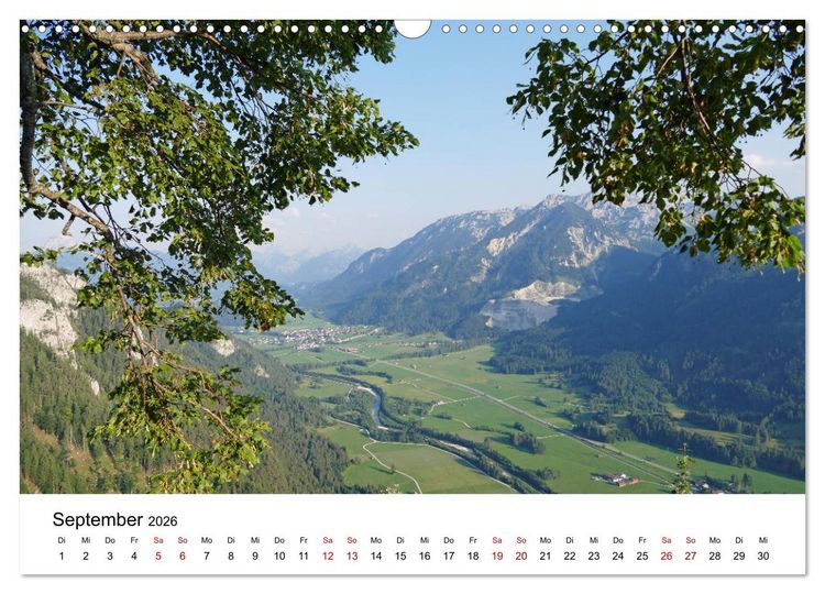 Produktbild: Wundersch&ouml;ne Landschaften in den Alpen (Wandkalender 2026 DIN A3 quer), CALVENDO Monatskalender