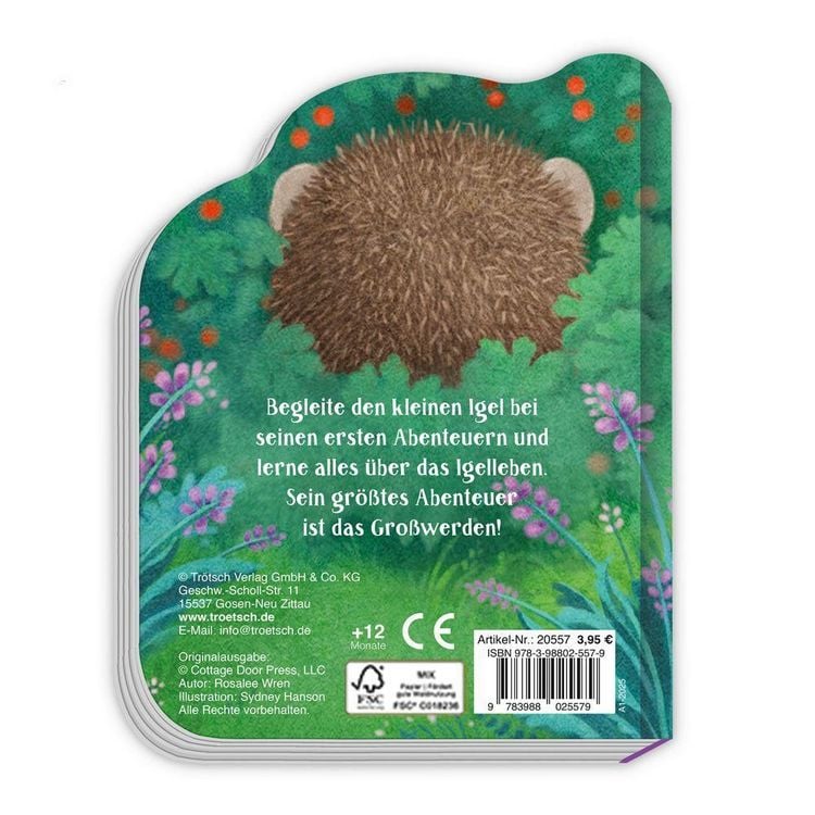 Produktbild: TR&Ouml;TSCH - Pappenbuch Der kleine Igel | Ab 1 Jahr