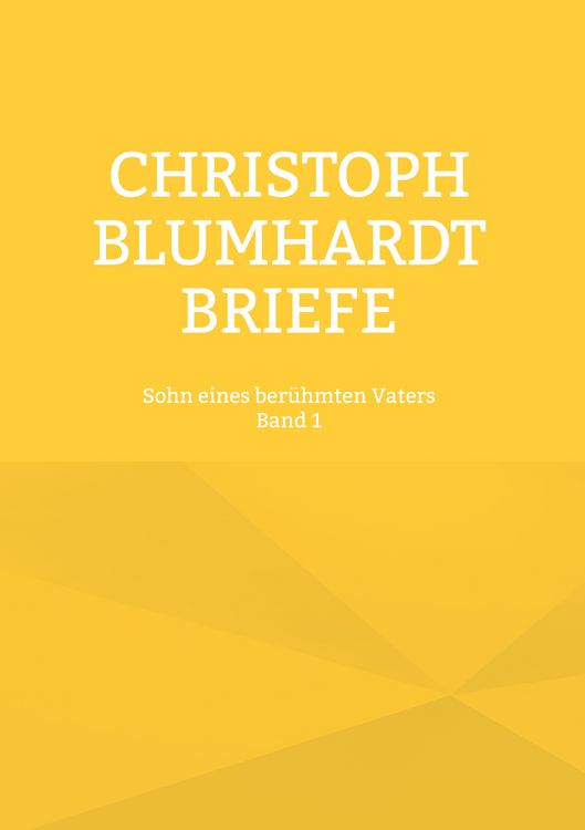Produktbild: Christoph Blumhardt Briefe Band 1