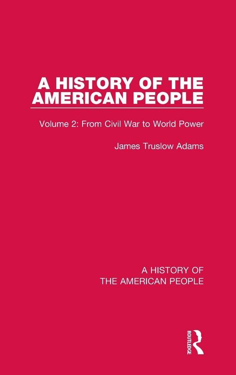 Produktbild: A History of the American People