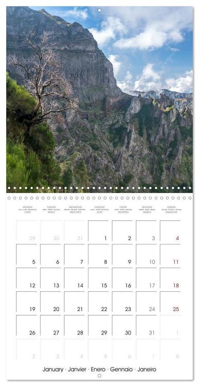 Produktbild: Portugal - Madeira (Wall Calendar 2026 12 &times; 12 Inch) CALVENDO 12 Month Wall Calendar