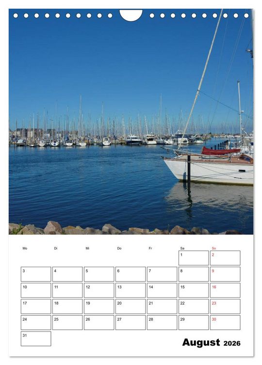 Produktbild: Marina Heiligenhafen (Wandkalender 2026 DIN A4 hoch), CALVENDO Monatskalender