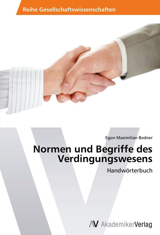 Produktbild: Normen und Begriffe des Verdingungswesens