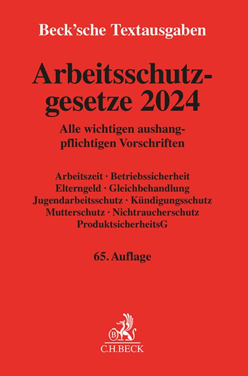 Bild vom Artikel Arbeitsschutzgesetze 2024 vom Autor 