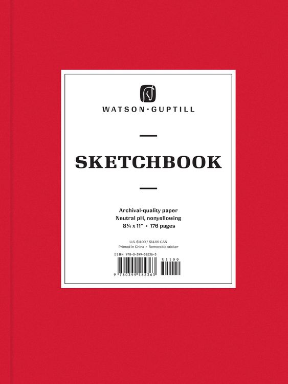 Produktbild: Large Sketchbook (Ruby Red)