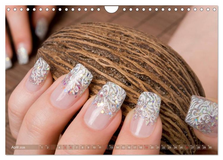 Produktbild: Verg&auml;ngliche Kunst - Nailart Episode 2 (Wandkalender 2026 DIN A4 quer), CALVENDO Monatskalender