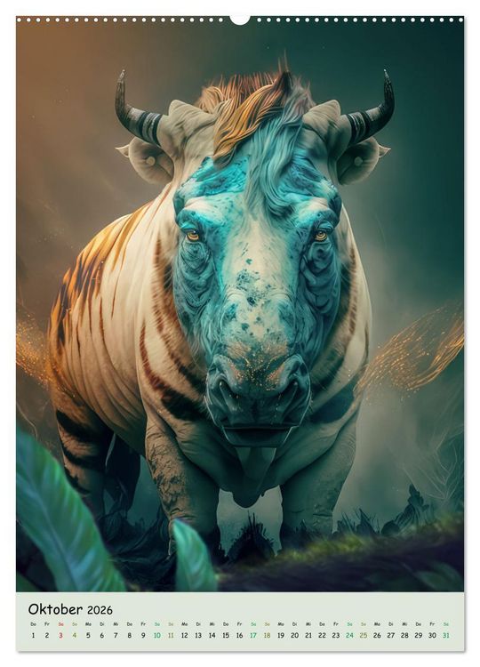 Produktbild: Seltsame Tierwelt (Wandkalender 2026 DIN A2 hoch), CALVENDO Monatskalender