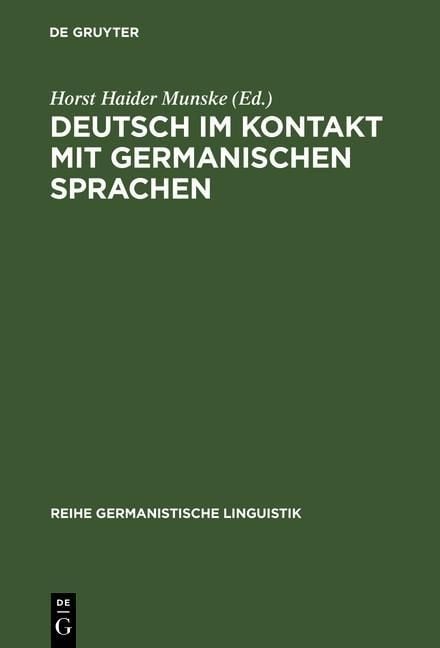 Produktbild: Deutsch im Kontakt mit germanischen Sprachen