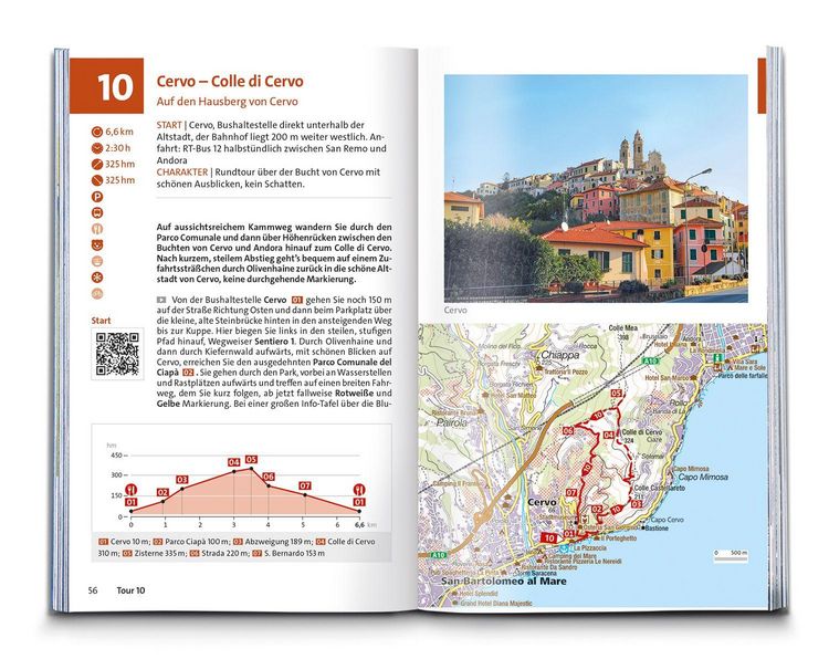 Produktbild: KOMPASS Wanderf&uuml;hrer Ligurien mit Cinque Terre, 50 Touren mit Extra-Tourenkarte