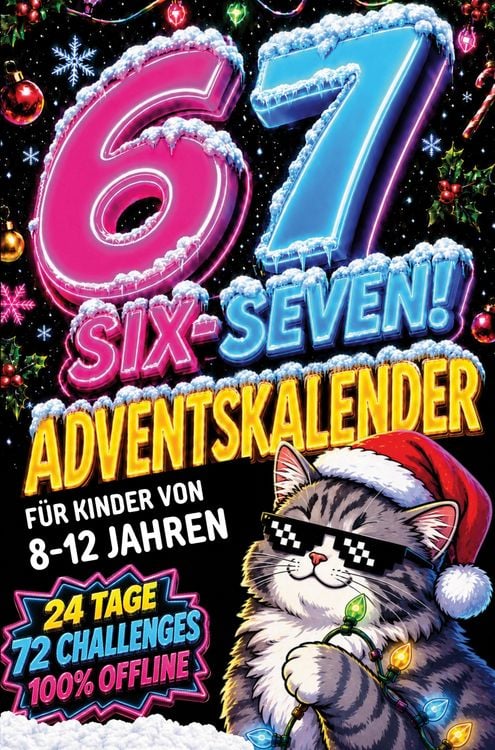 Produktbild: 67! SIX-SEVEN! Adventskalender f&uuml;r Kinder von 8-12 Jahren