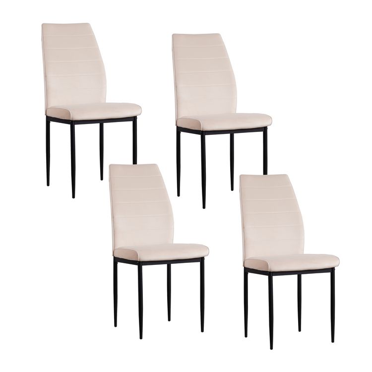 Produktbild: HTI-Living Stuhl Madison Velvet creme Stuhl Madison Velvet creme