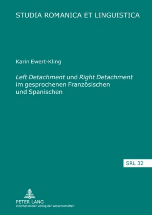 Produktbild: &laquo;Left Detachment&raquo; und &laquo;Right Detachment&raquo; im gesprochenen Franz&ouml;sischen und Spanischen