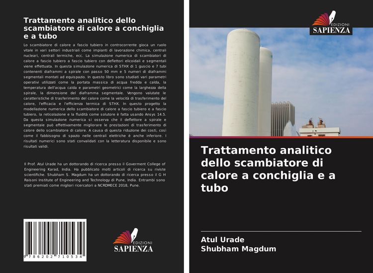 Produktbild: Trattamento analitico dello scambiatore di calore a conchiglia e a tubo