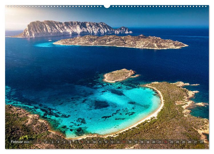 Produktbild: Sardinien - Karibik des Mittelmeers (Wandkalender 2026 DIN A2 quer), CALVENDO Monatskalender