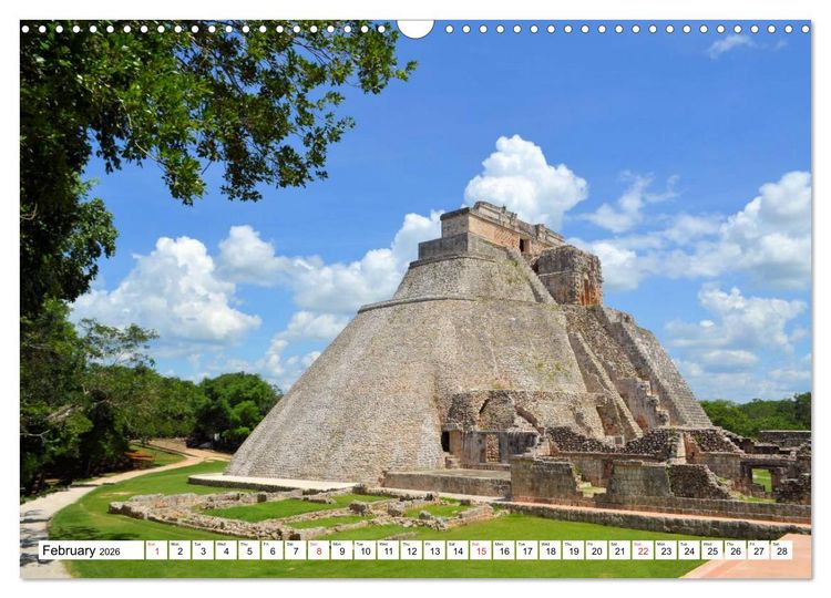 Produktbild: Land of the Maya Mexico-Yucatan (Wall Calendar 2026 DIN A3 landscape), CALVENDO 12 Month Wall Calendar