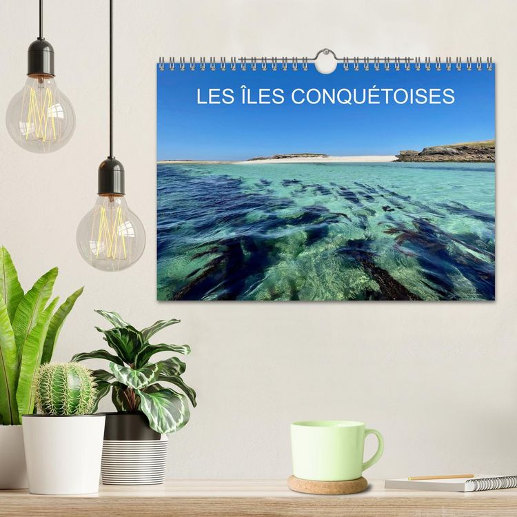 Produktbild: Les &icirc;les conqu&eacute;toises (Calendrier mural 2026 DIN A4 vertical), CALVENDO calendrier mensuel