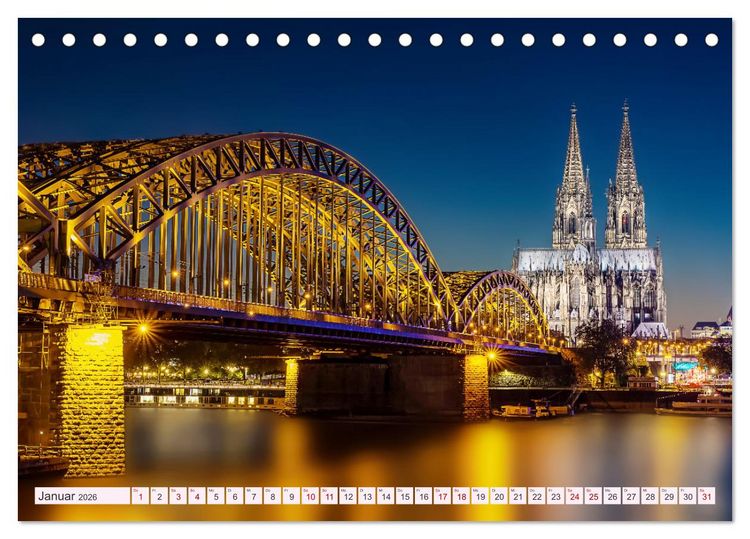 Produktbild: Deutschland - Traumhafte Reiseziele (Tischkalender 2026 DIN A5 quer), CALVENDO Monatskalender