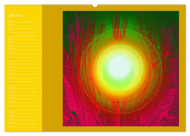 Produktbild: Licht-Portale 2026 (Wandkalender 2026 DIN A2 quer), CALVENDO Monatskalender