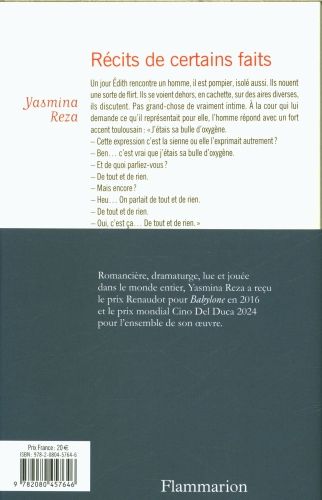 Produktbild: R&eacute;cits de certains faits
