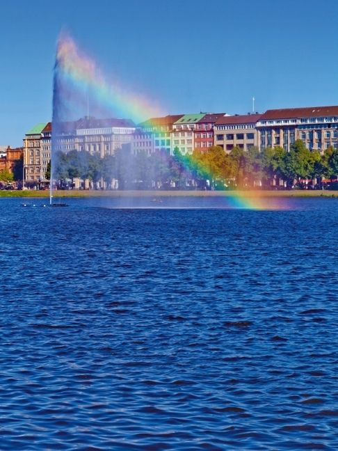 Produktbild: CALVENDO Puzzle HAMBURG Alsterfont&auml;ne | 1000 Teile Lege-Gr&ouml;&szlig;e 64x48cm Foto-Puzzle f&uuml;r gl&uuml;ckliche Stunden