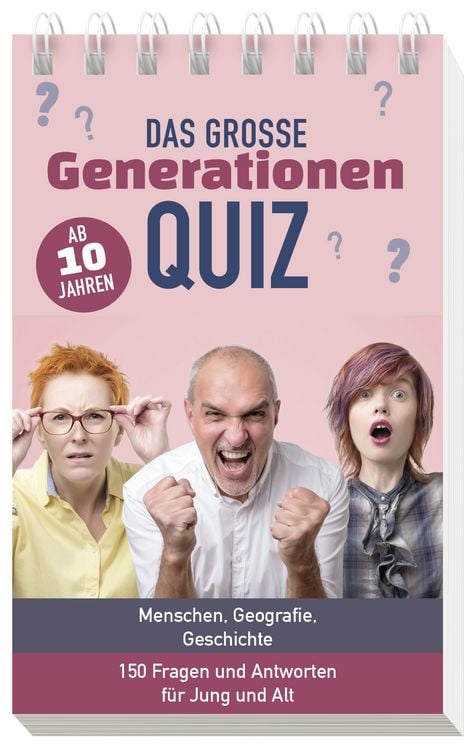 Produktbild: Das gro&szlig;e Generationen-Quiz I ab 10 Jahren