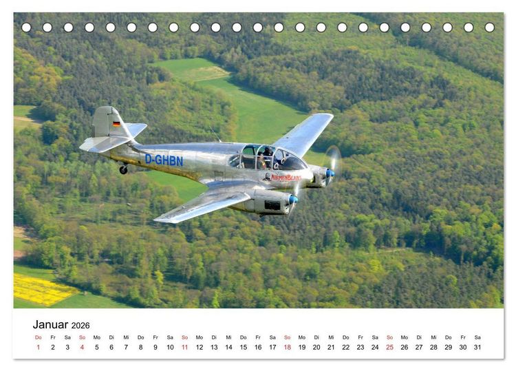 Produktbild: Best of Aviation (Tischkalender 2026 DIN A5 quer), CALVENDO Monatskalender