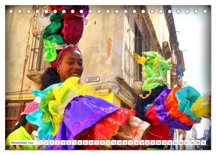 Produktbild: Let's dance in Cuba - Stelzent&auml;nzer in Havanna (Tischkalender 2026 DIN A5 quer), CALVENDO Monatskalender