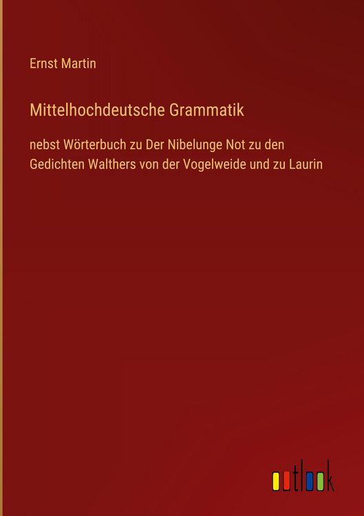 Produktbild: Mittelhochdeutsche Grammatik