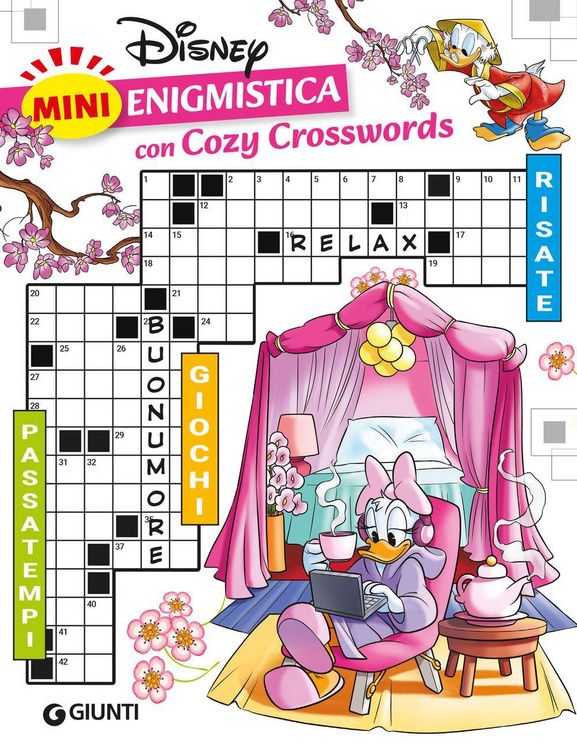 Produktbild: Mini enigmistica Disney con cozy crosswords. Passatempi. Giochi. Risate