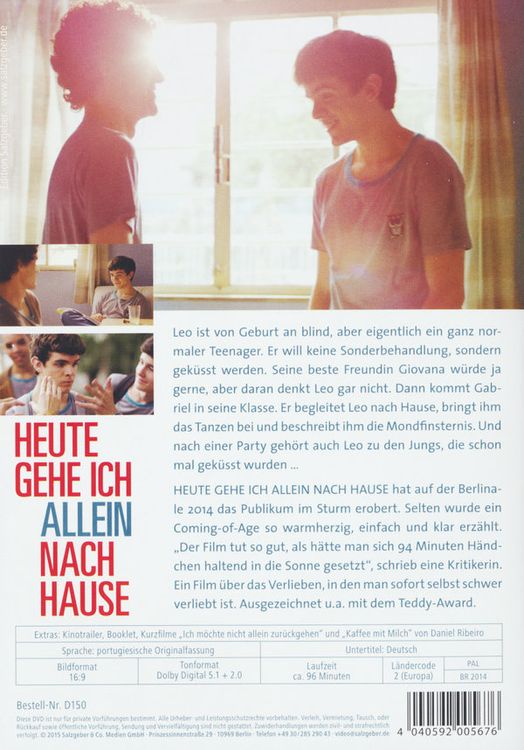 Produktbild: Heute gehe ich allein nach Hause (OmU)