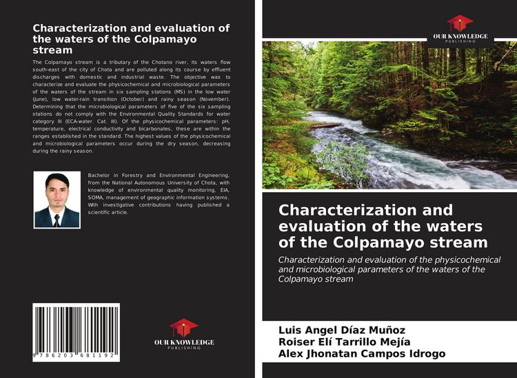 Produktbild: Characterization and evaluation of the waters of the Colpamayo stream