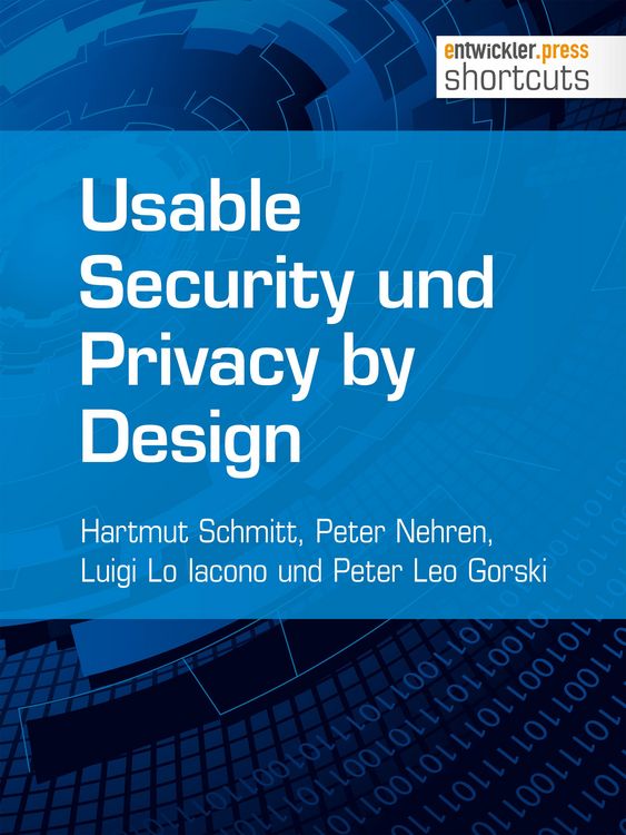 Produktbild: Usable Security und Privacy by Design
