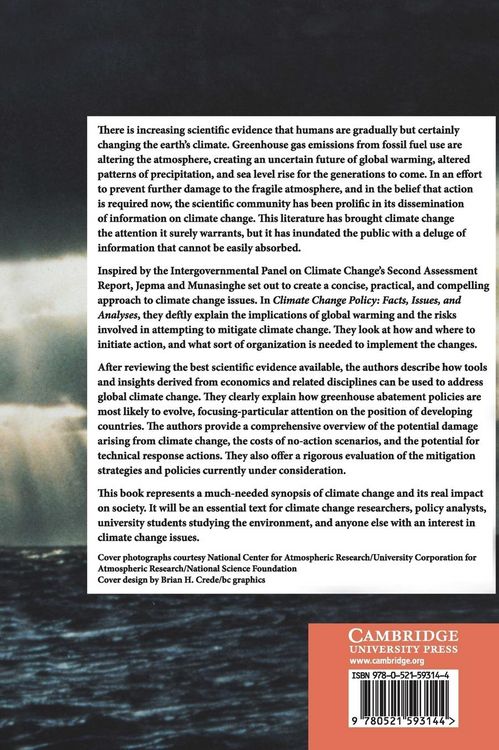 Produktbild: Climate Change Policy