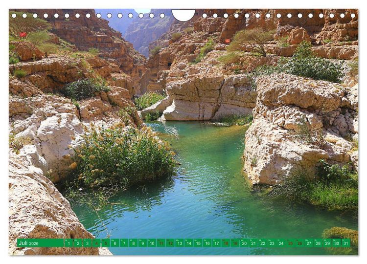 Produktbild: Unterwegs im Weihrauchland Oman (Wandkalender 2026 DIN A4 quer), CALVENDO Monatskalender