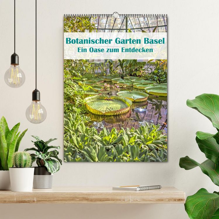 Produktbild: Botanischer Garten Basel - Eine Oase zum Entdecken (Wandkalender 2026 DIN A2 hoch), CALVENDO Monatskalender