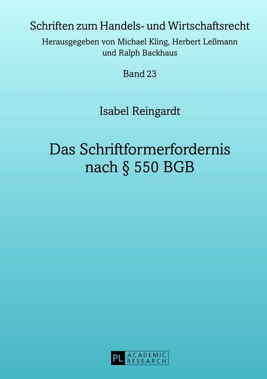Produktbild: Das Schriftformerfordernis nach &sect; 550 BGB