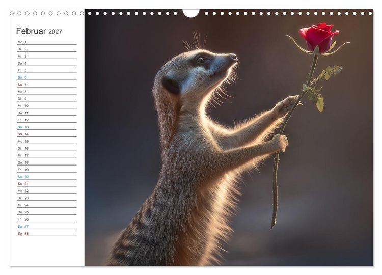 Produktbild: Die Welt der Erdm&auml;nnchen (Wandkalender 2027 DIN A3 quer), CALVENDO Monatskalender