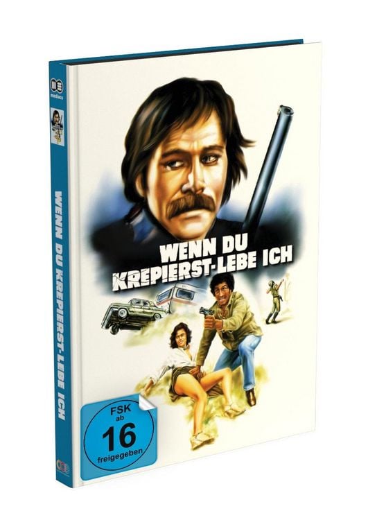 Produktbild: HITCH HIKE: Wenn Du krepierst &ndash; lebe ich! - 2-Disc Mediabook Cover C (Blu-ray + DVD) Limited 250 Edition &ndash; Uncut