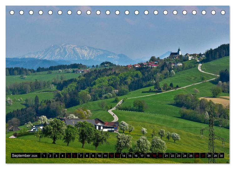 Produktbild: Fr&uuml;hling im Mostviertel (Tischkalender 2026 DIN A5 quer), CALVENDO Monatskalender