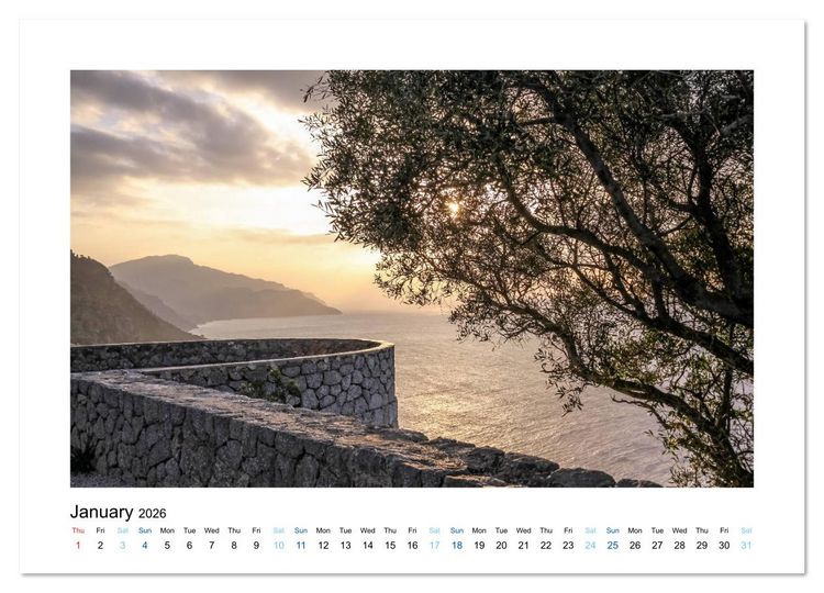 Produktbild: Longing for Mallorca (Wall Calendar 2026 DIN A4 landscape), CALVENDO 12 Month Wall Calendar