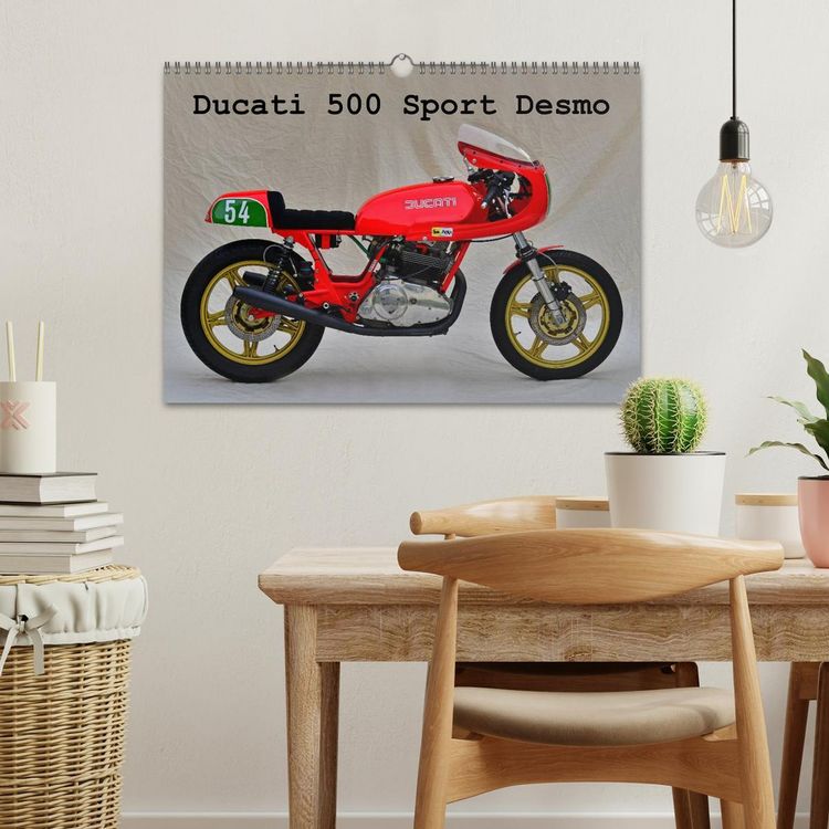 Produktbild: Ducati 500 Sport Desmo (Wandkalender 2026 DIN A3 quer), CALVENDO Monatskalender